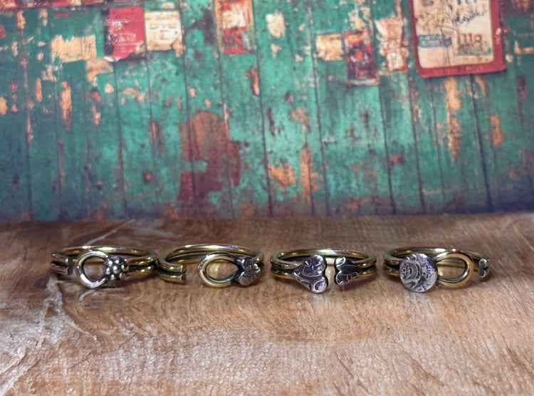 Sortijas de Bronce Hechas a Mano