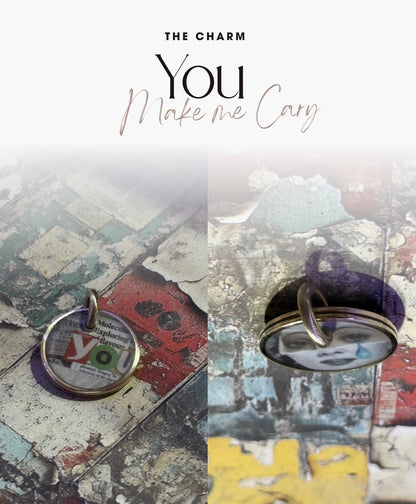 Eye Charm-Collar "you make me cry"