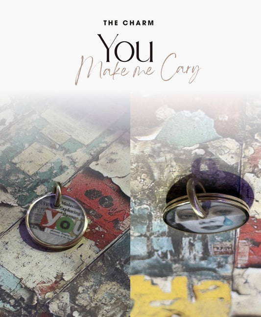 Eye Charm-Collar "you make me cry"